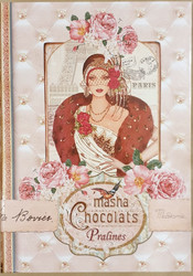 Продуктови Категории Шоколади Masha Красива кутия с белгийски бонбони във формата на книга - Мадам 200 гр.